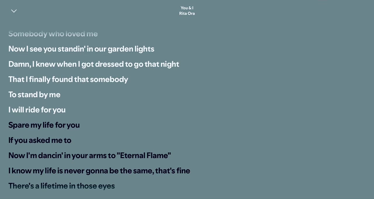 @Spotify Song Lyrics