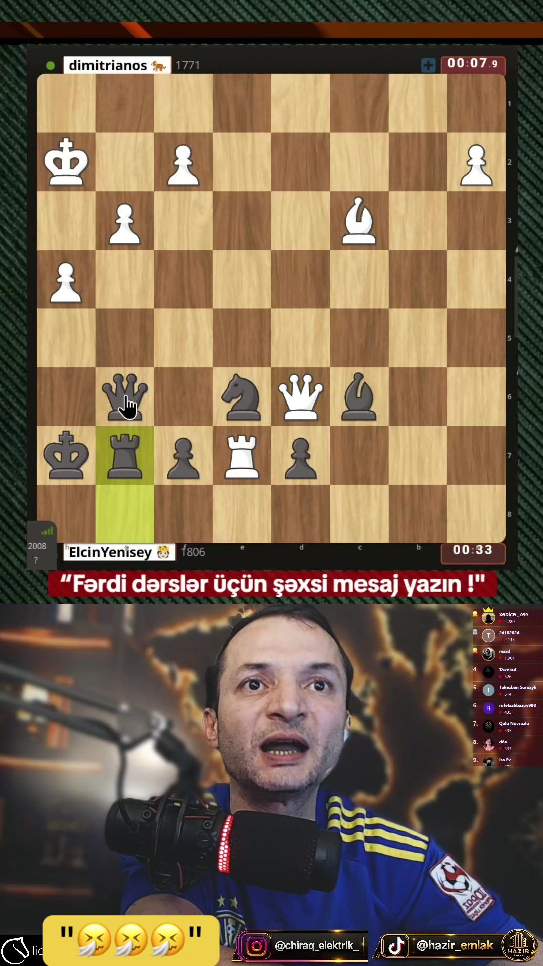 @𝐸𝓁𝒸𝒾𝓃 𝒴𝑒𝓃𝒾𝓈𝑒𝓎 ✅♟️