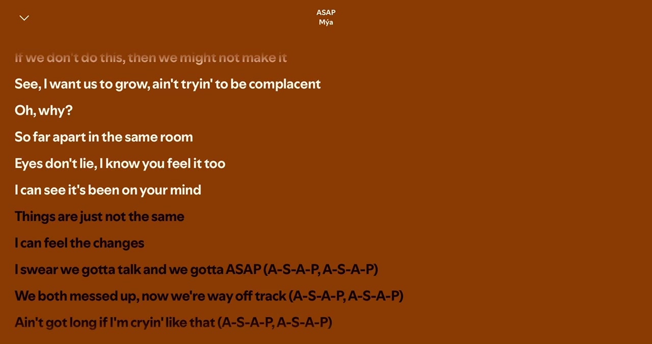 @Spotify Song Lyrics