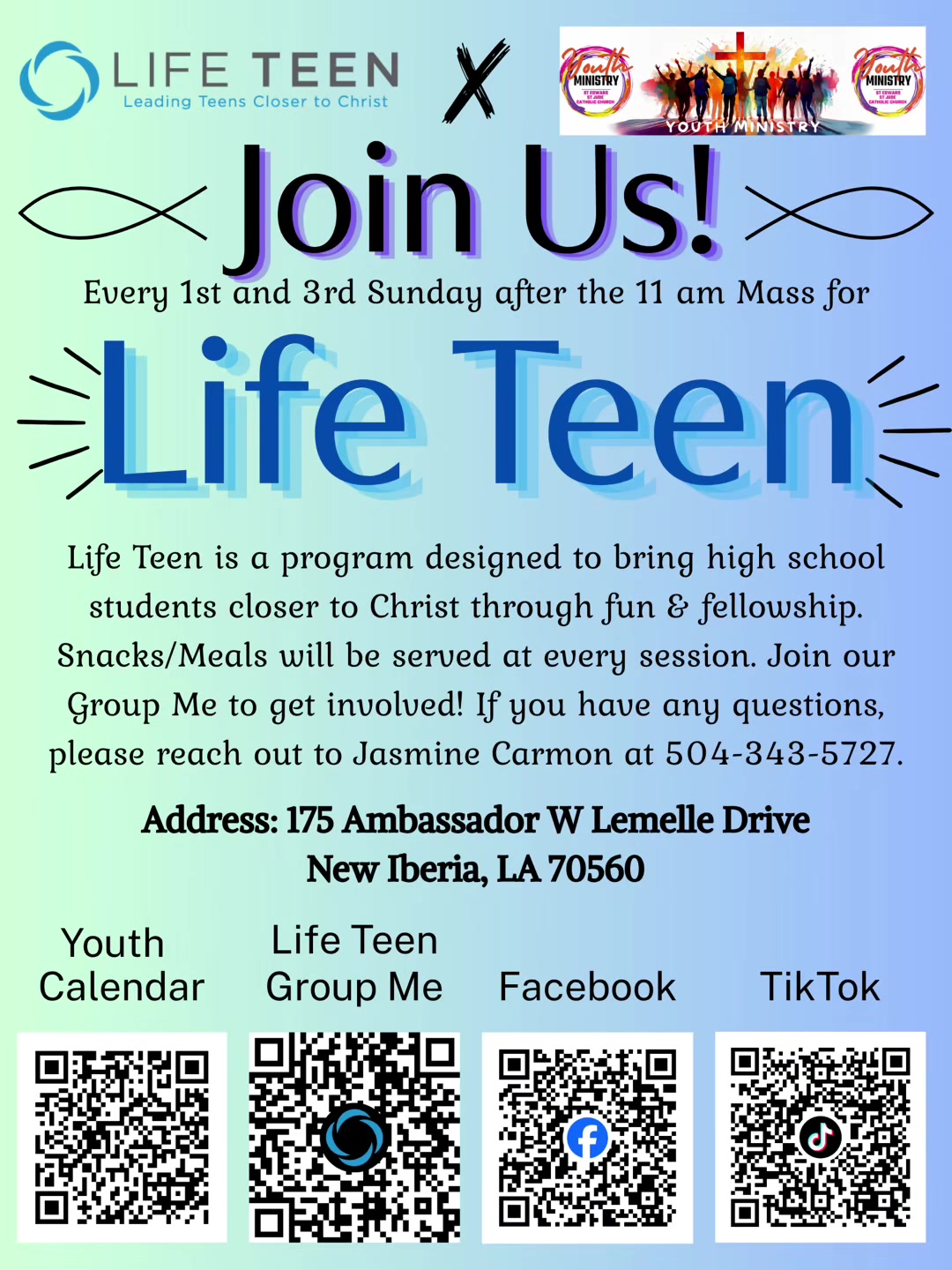 @SE/SJ Youth Ministry