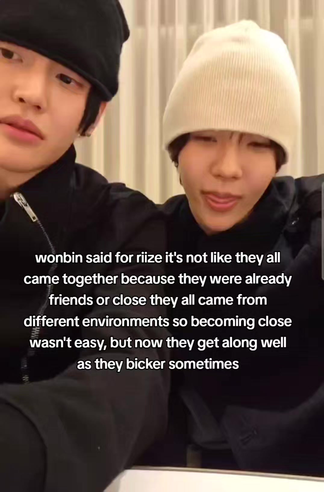 @wonbin's long hair