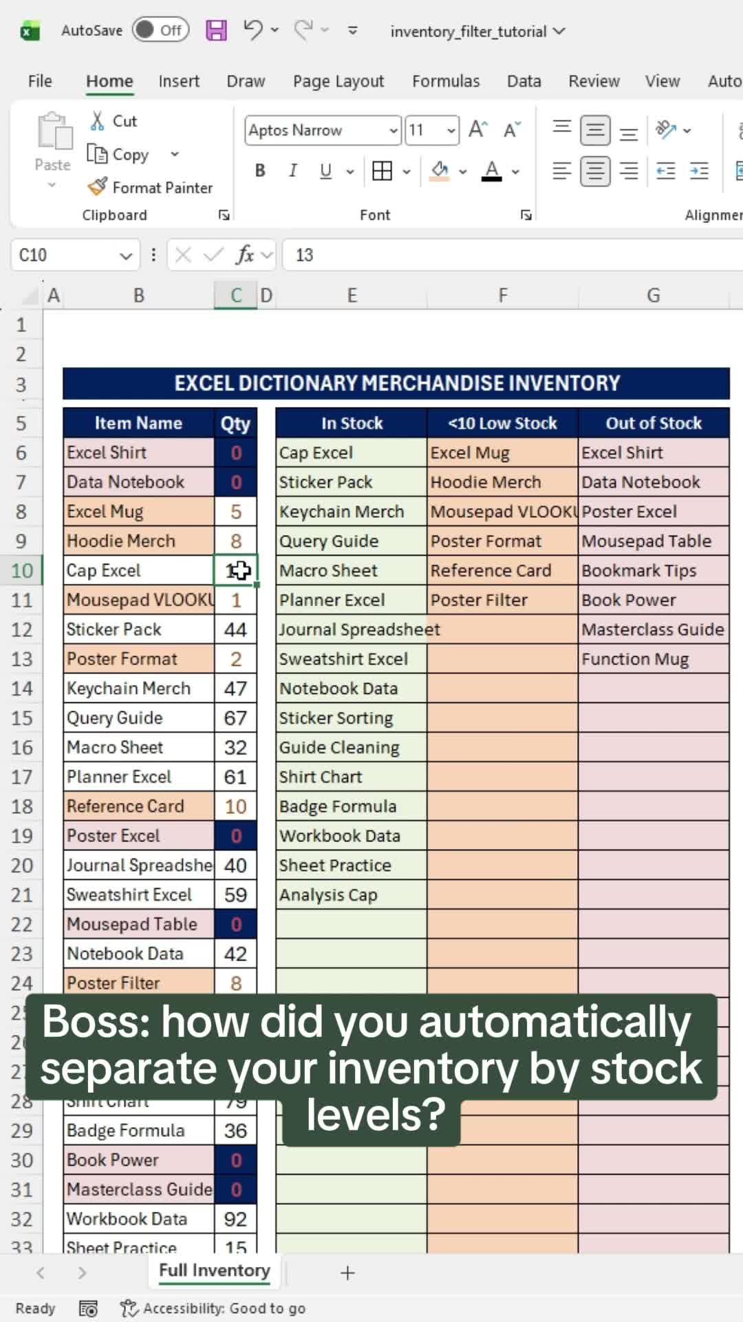 @Excel Dictionary