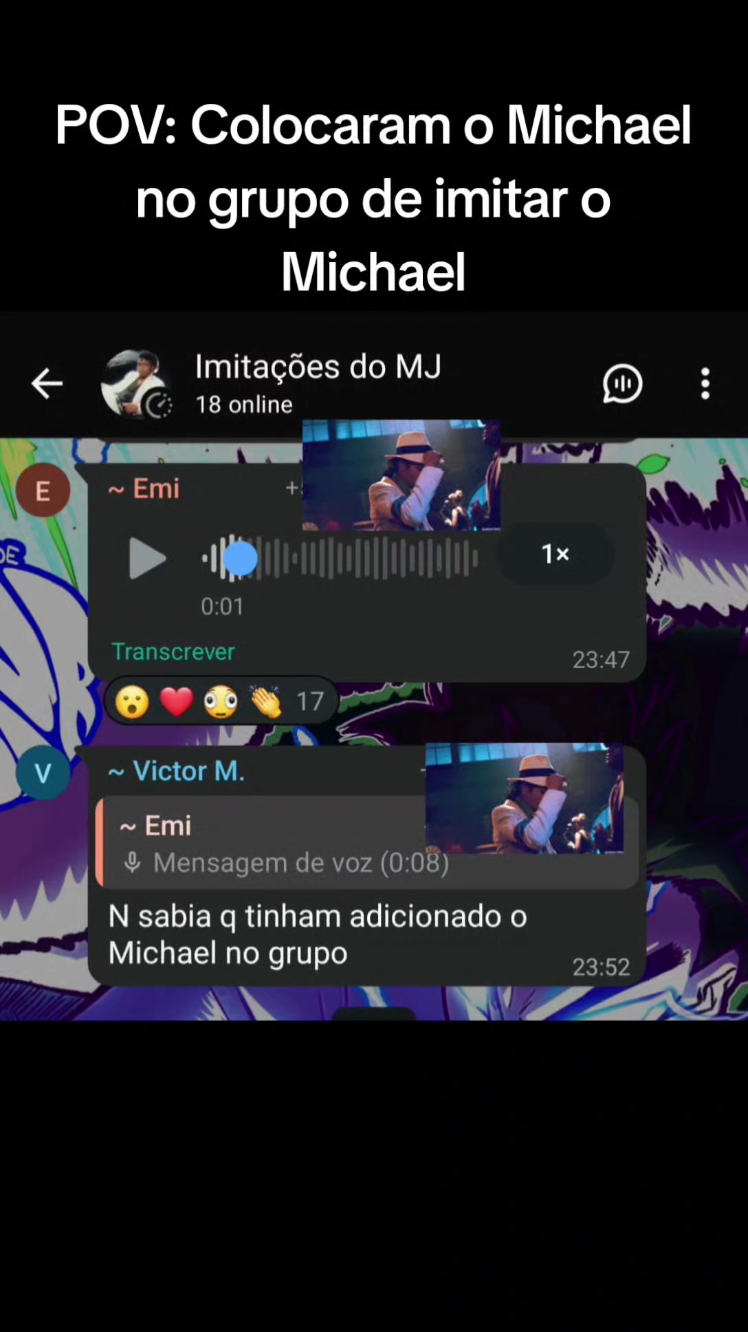 @Michael Imitações
