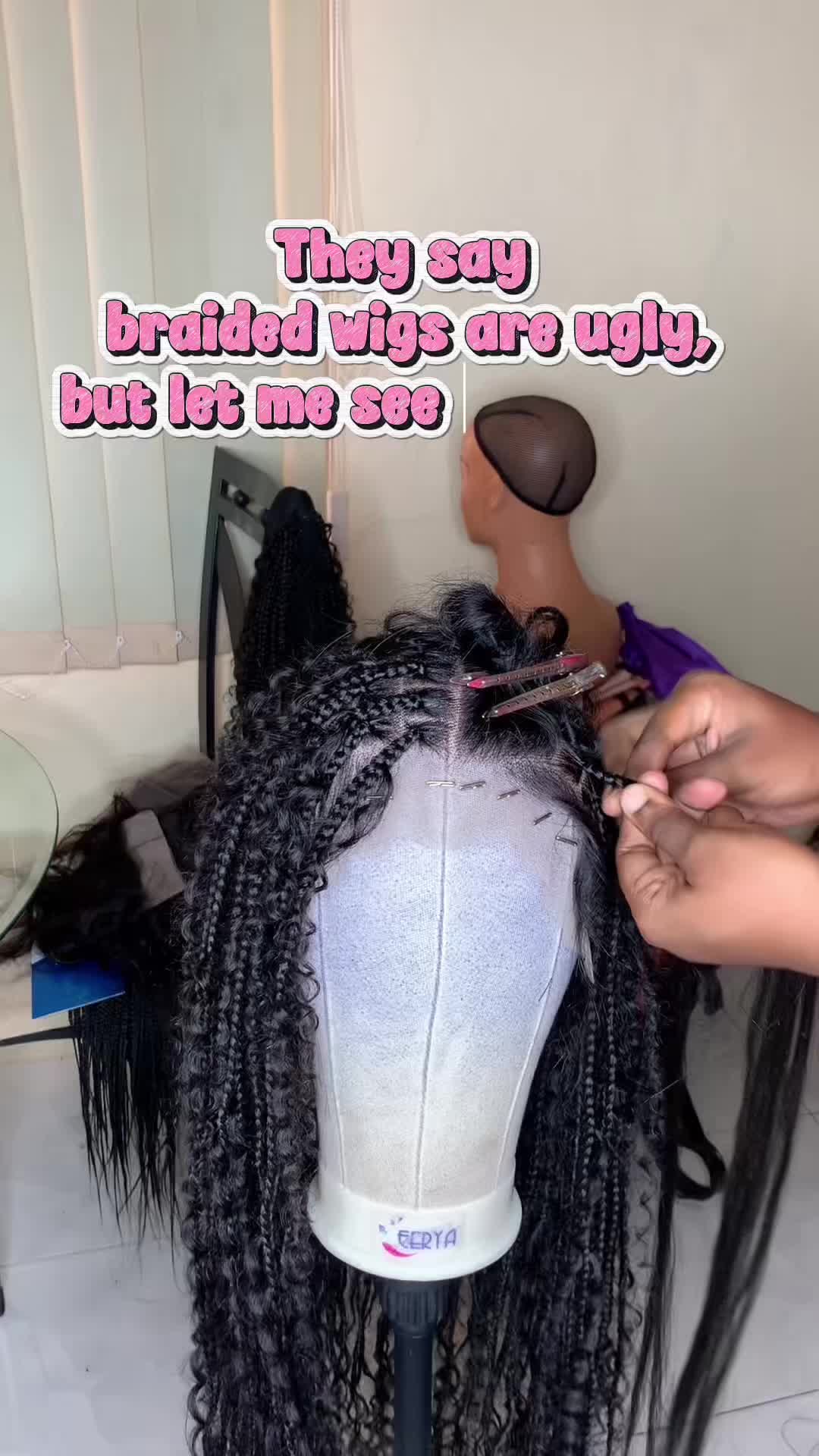 @Affordable braided wigs
