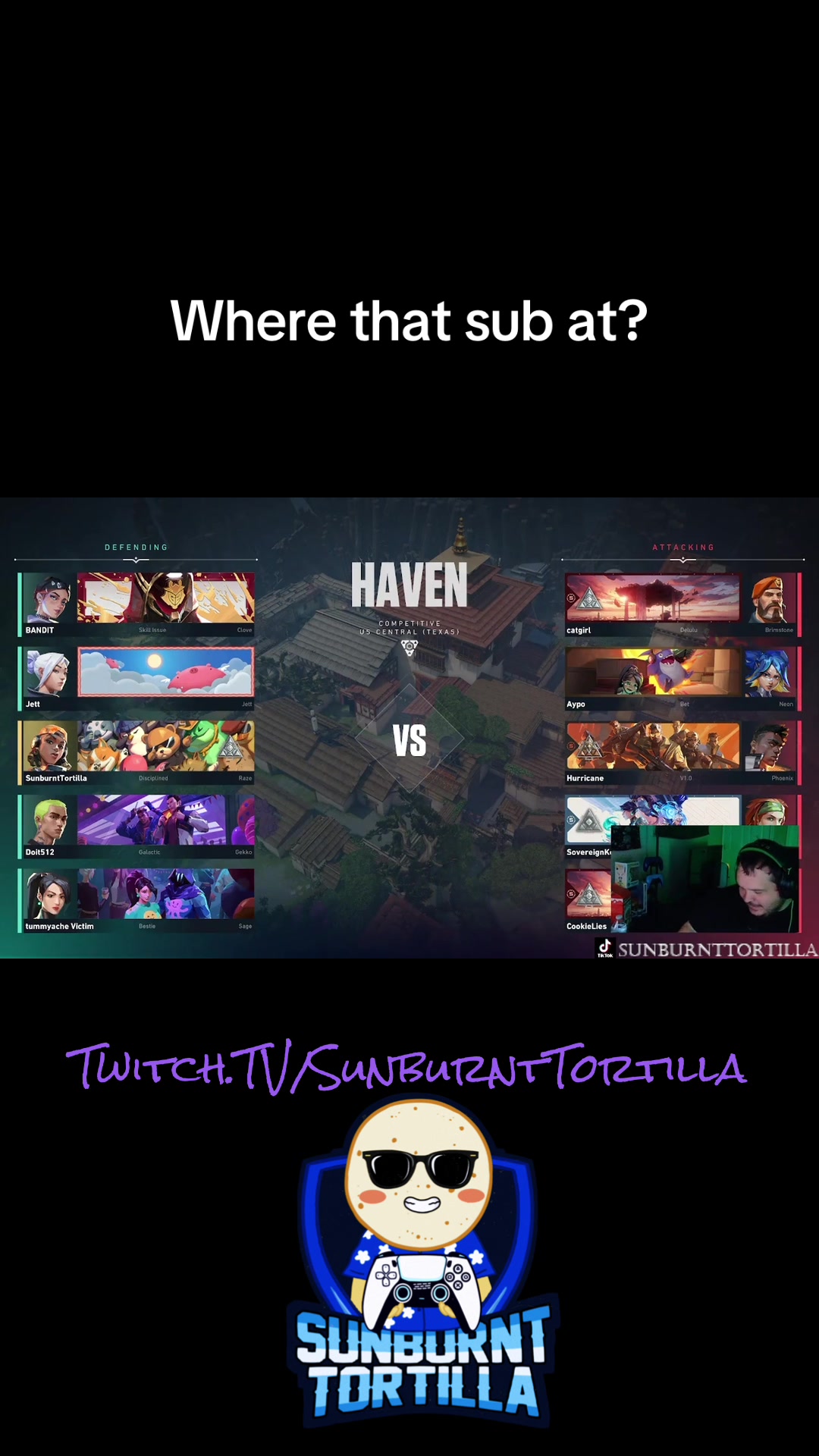 @SunburntTortilla I Streamer