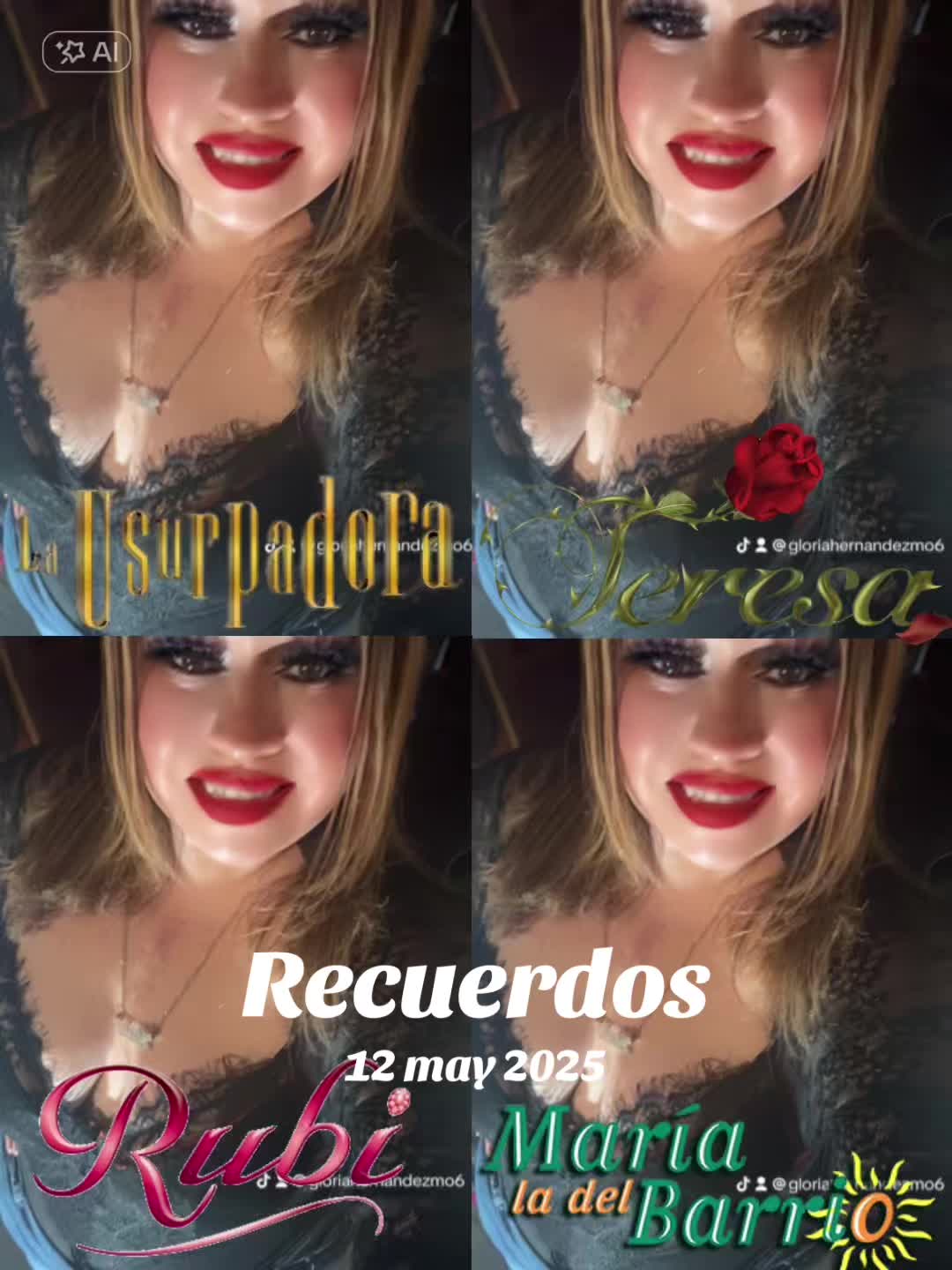 @Gloria Hern&aacute;ndez Monterrosa 😘