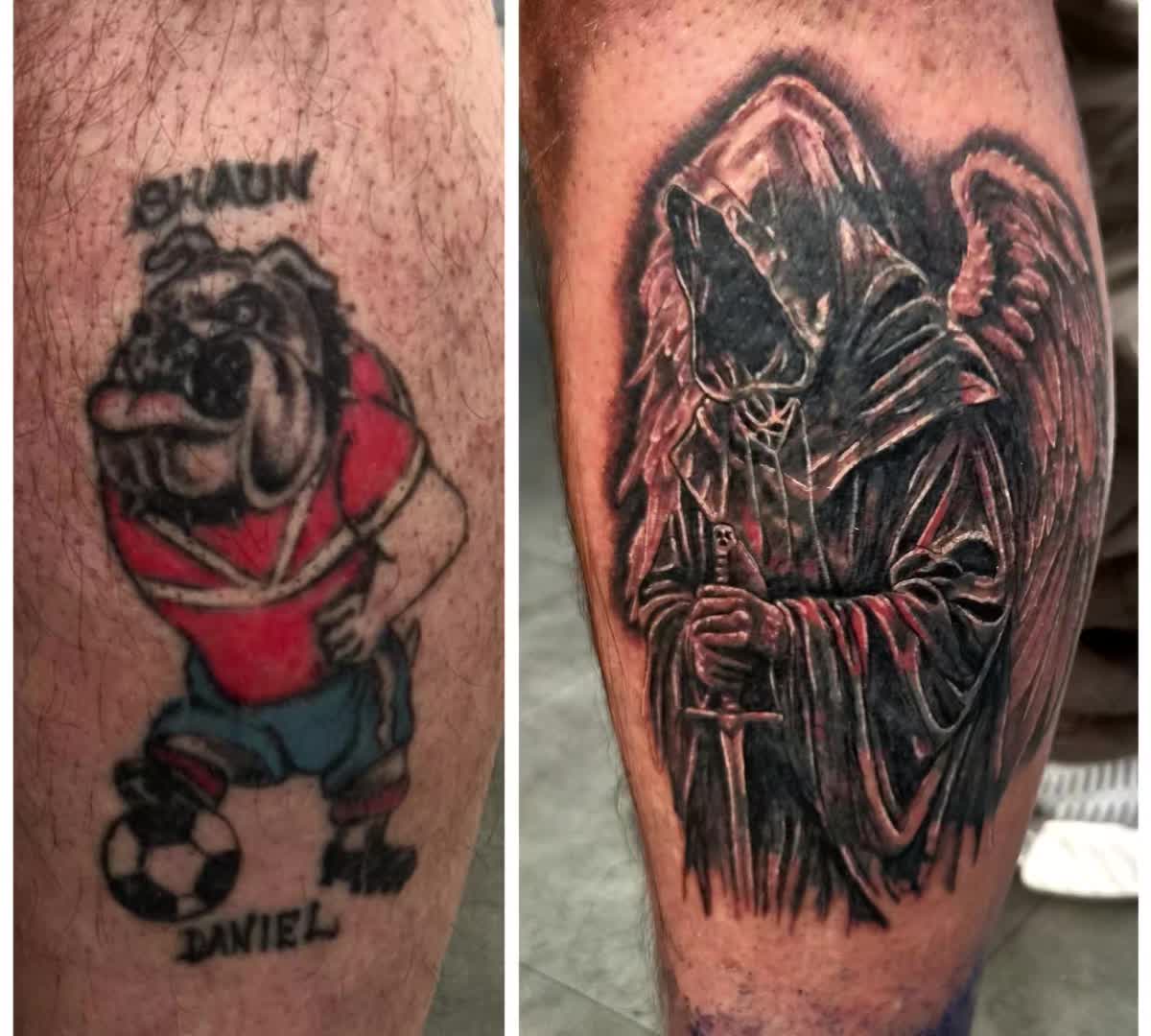@Crying King Tattoos