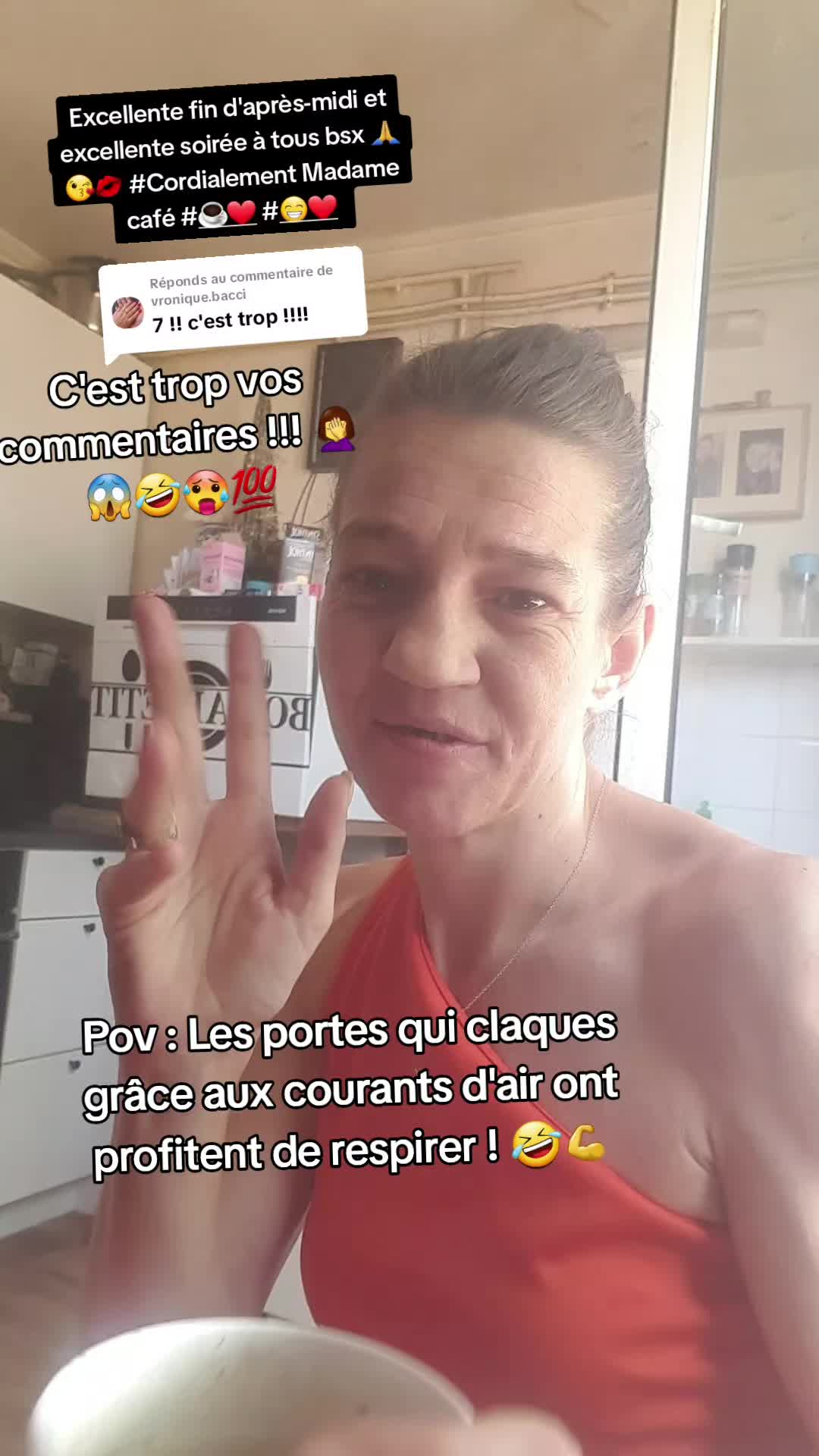 @Mme café 2 ☕️😘💋🤣