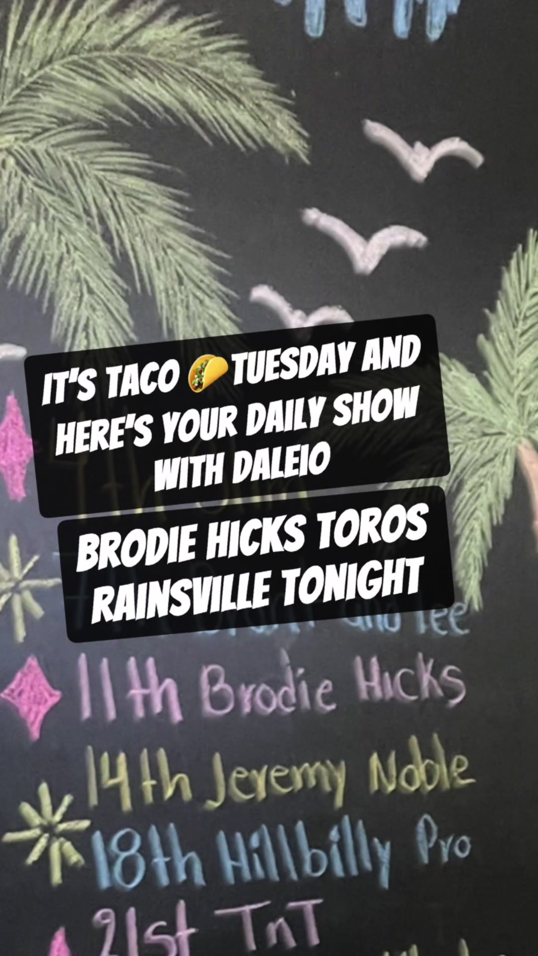 @The daily show with Daleio