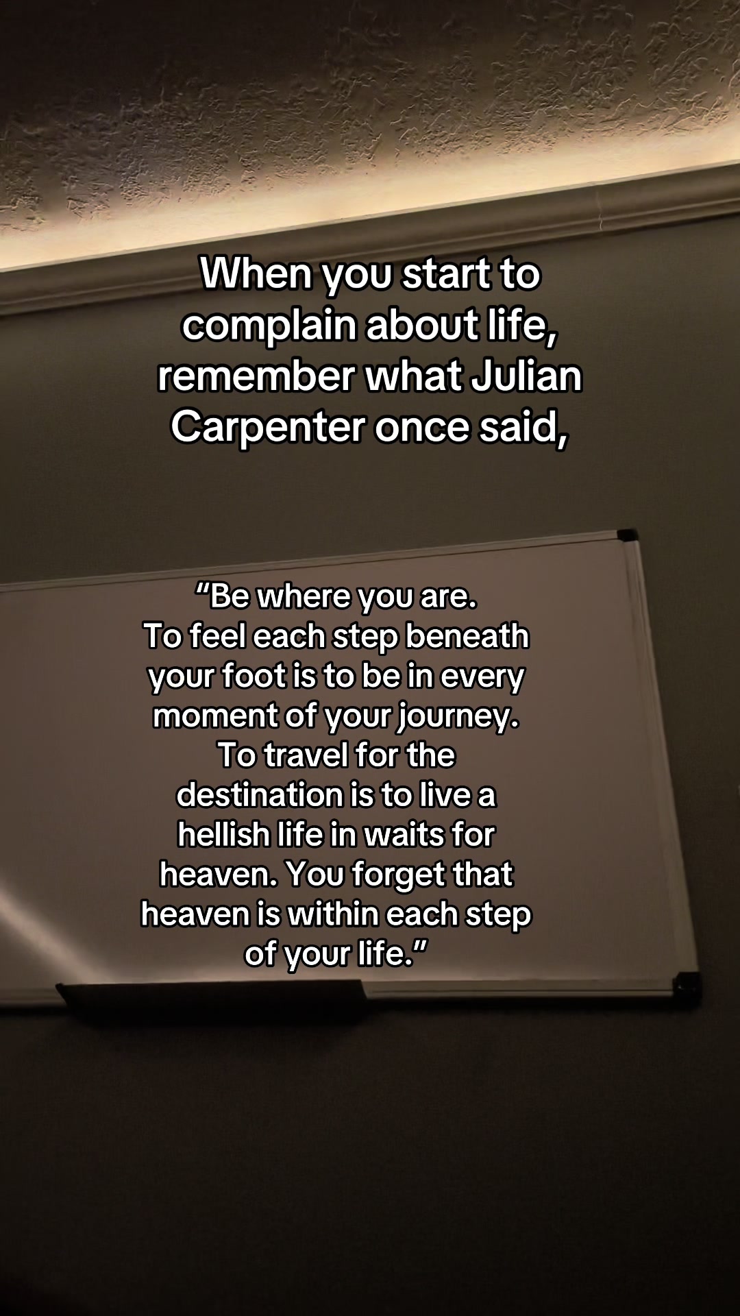 @Julian Carpenter