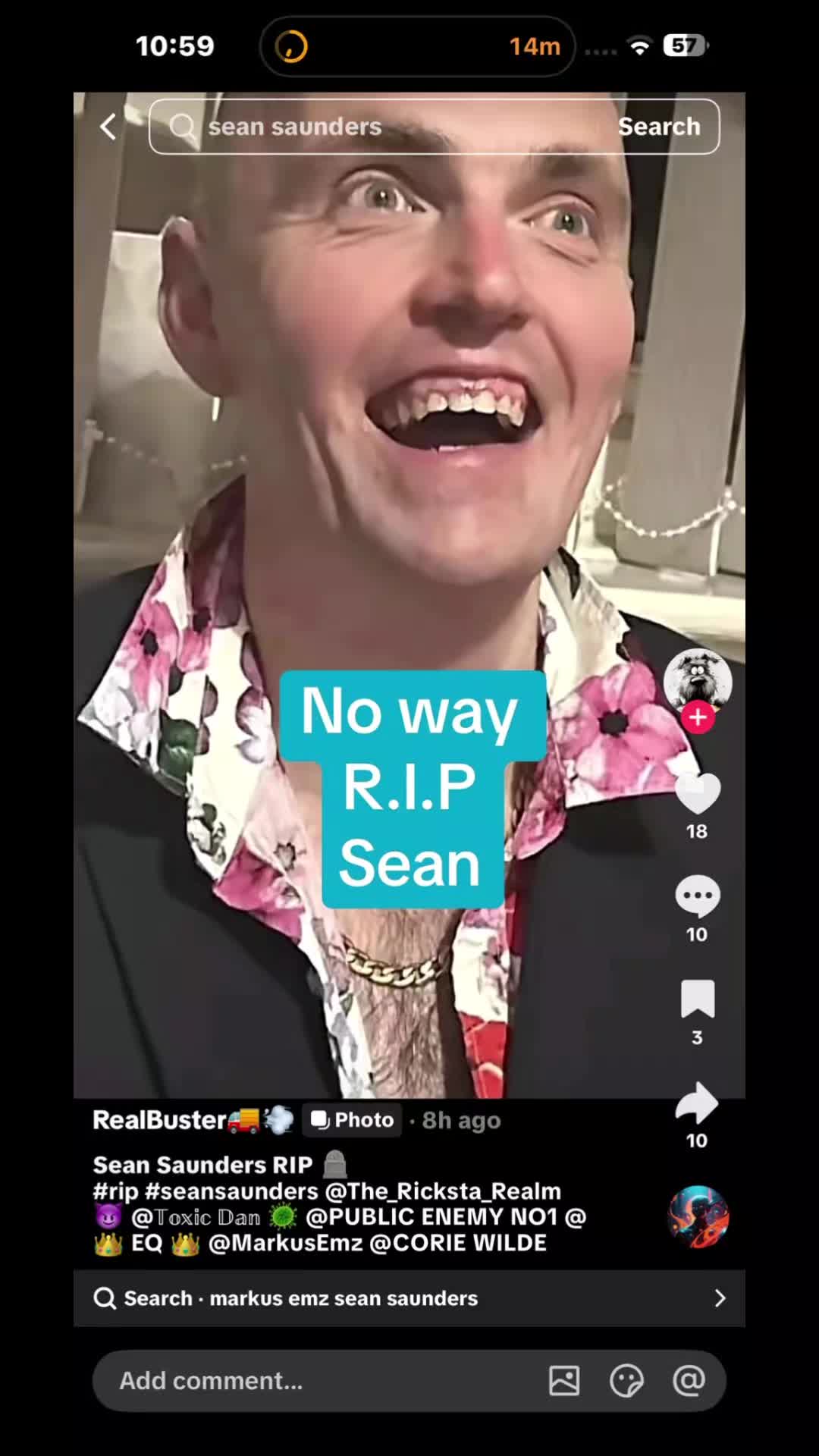 @Genuineseansaundersworld