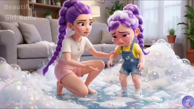 Scared Rumi Running Rumi Takes Care of Her Little Sister | running store (@bababrahvi4)