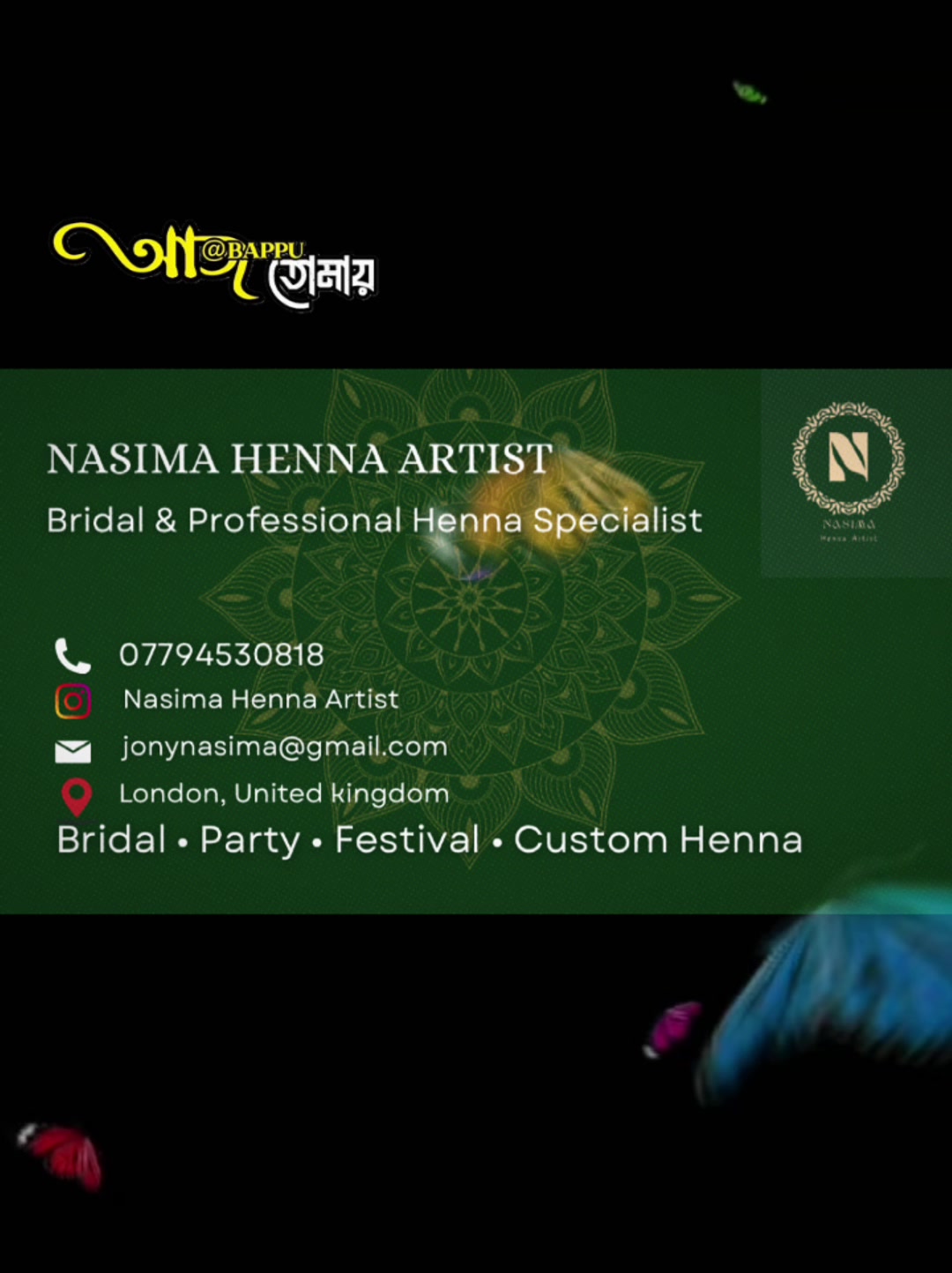 @Nasima henna Artist .