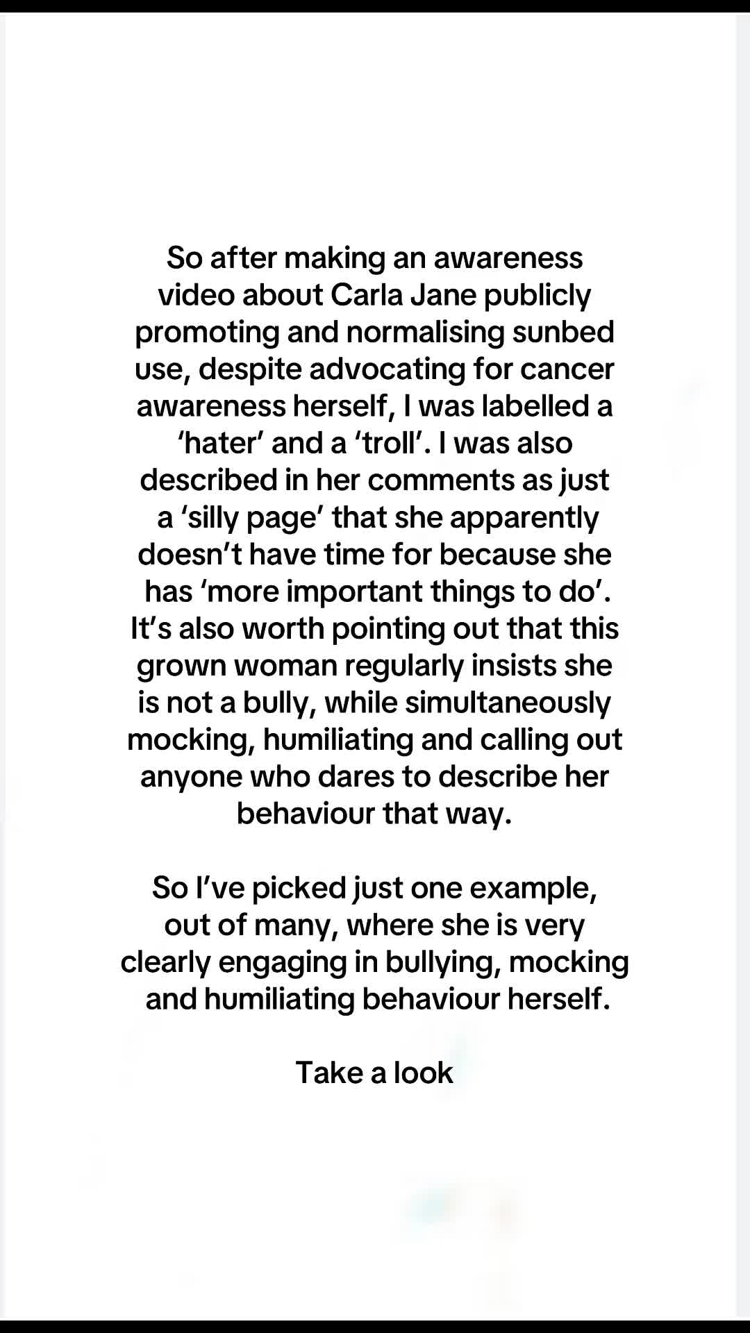 @Calling out the BS