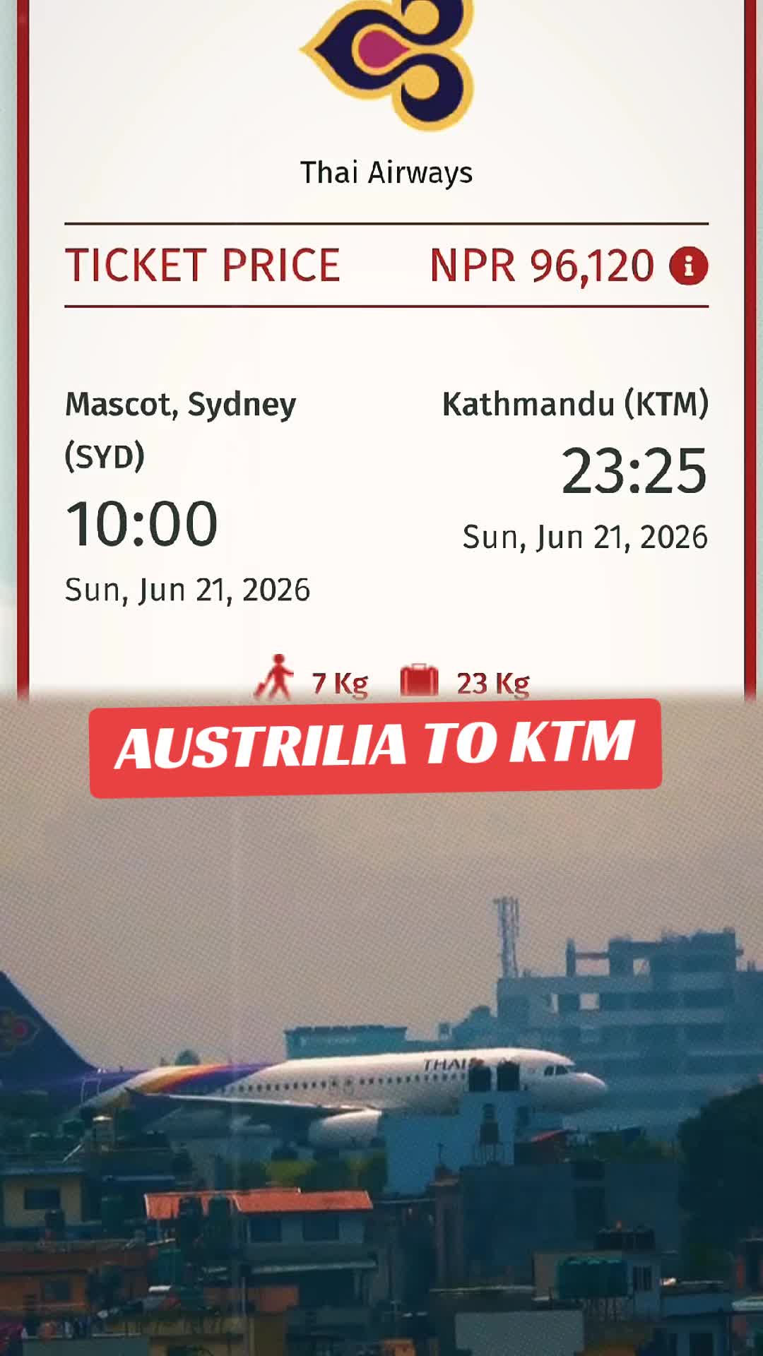 @Sasto Flight Ticket✈️