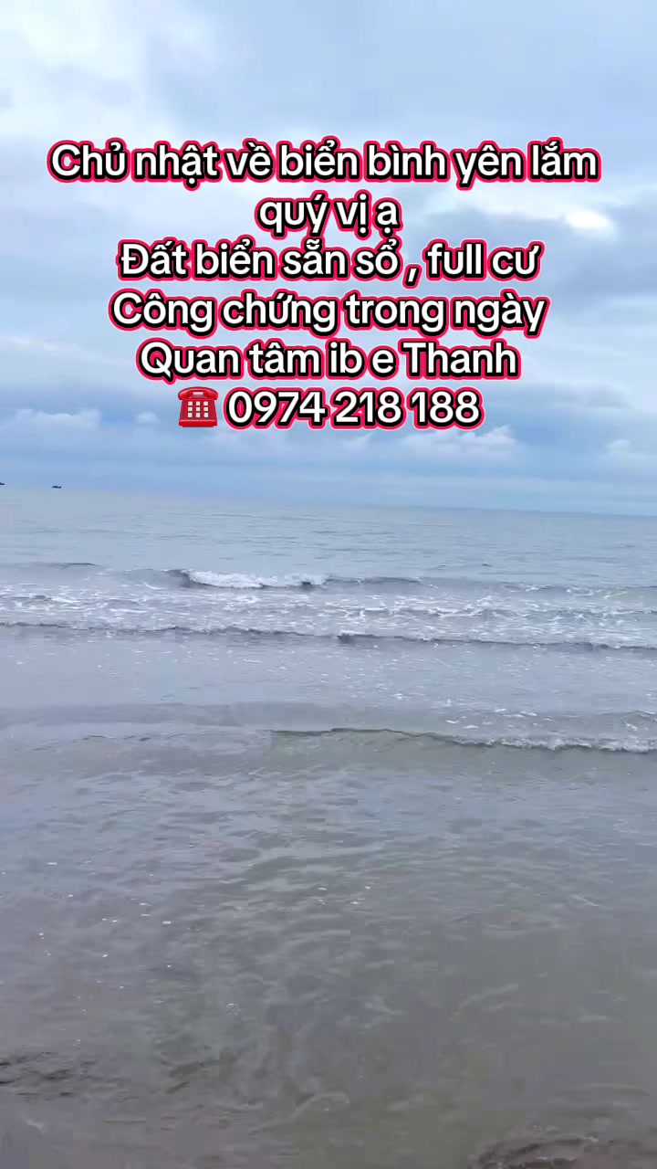 @Thanh BĐS Đất Nền Du Lịch Biển