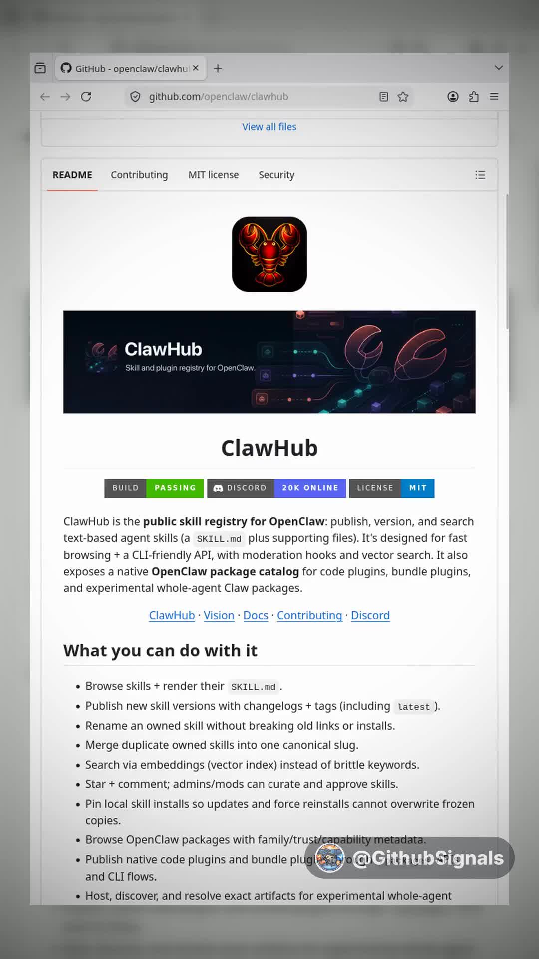 @Github Signals