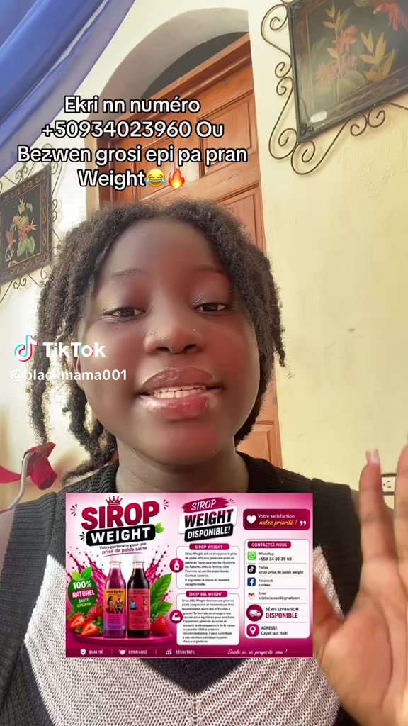 @sirop prise de poids weight