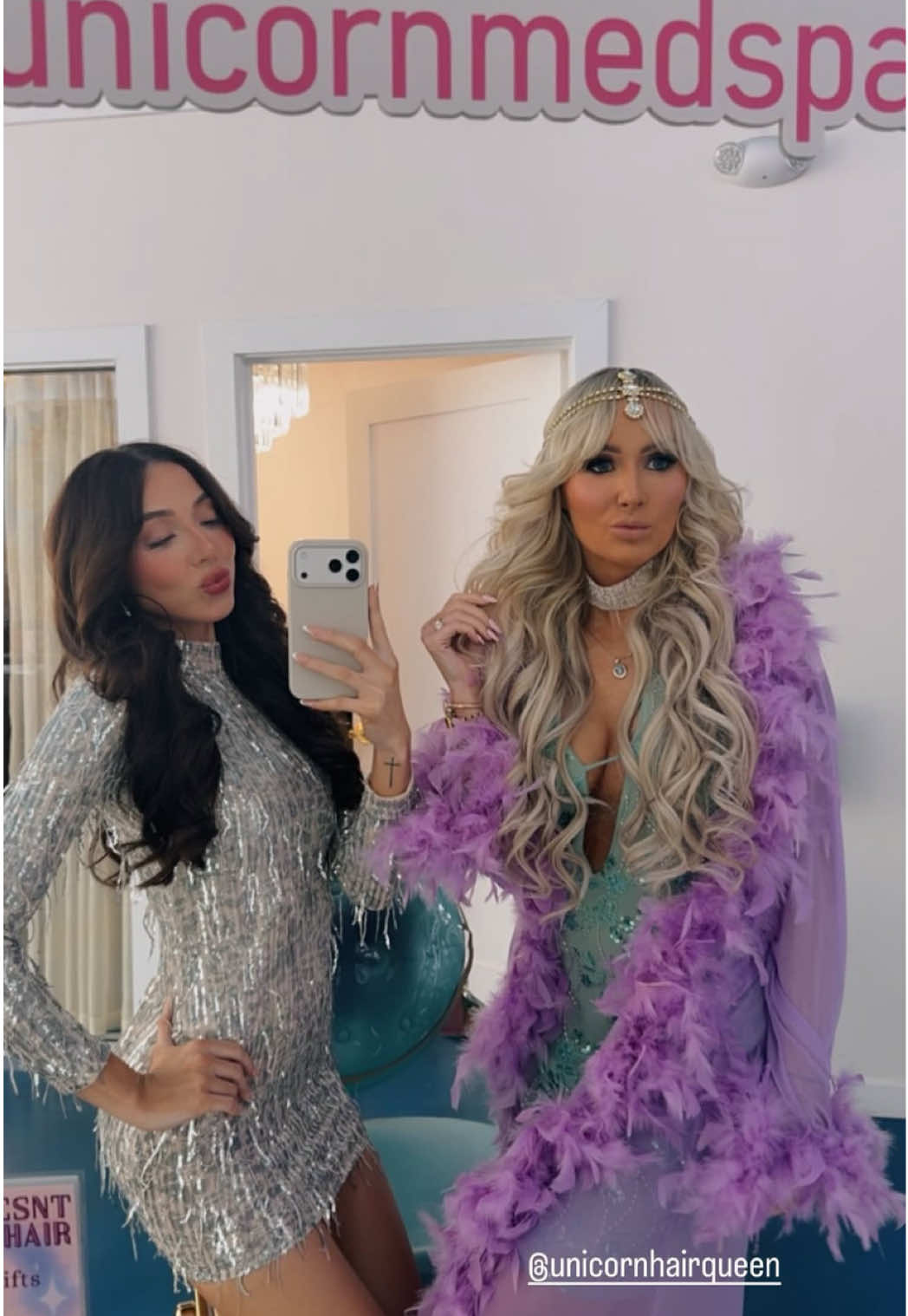 @Unicorn hair queen extensions