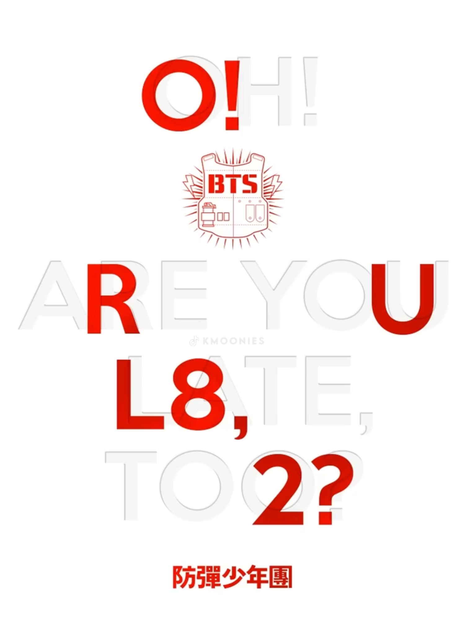 @moonie⁷ SAW BTS!