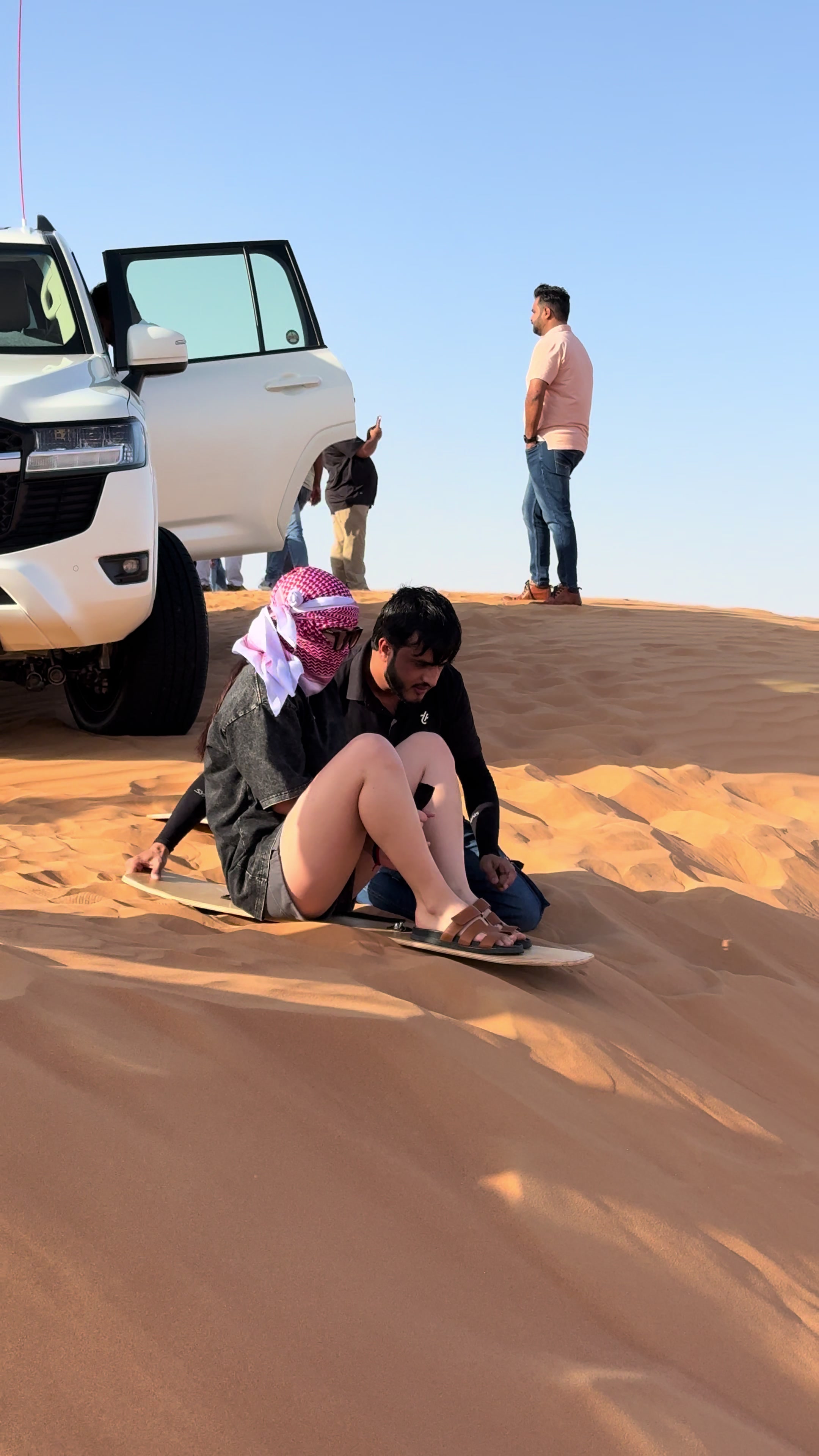 @Golden sand desert safari