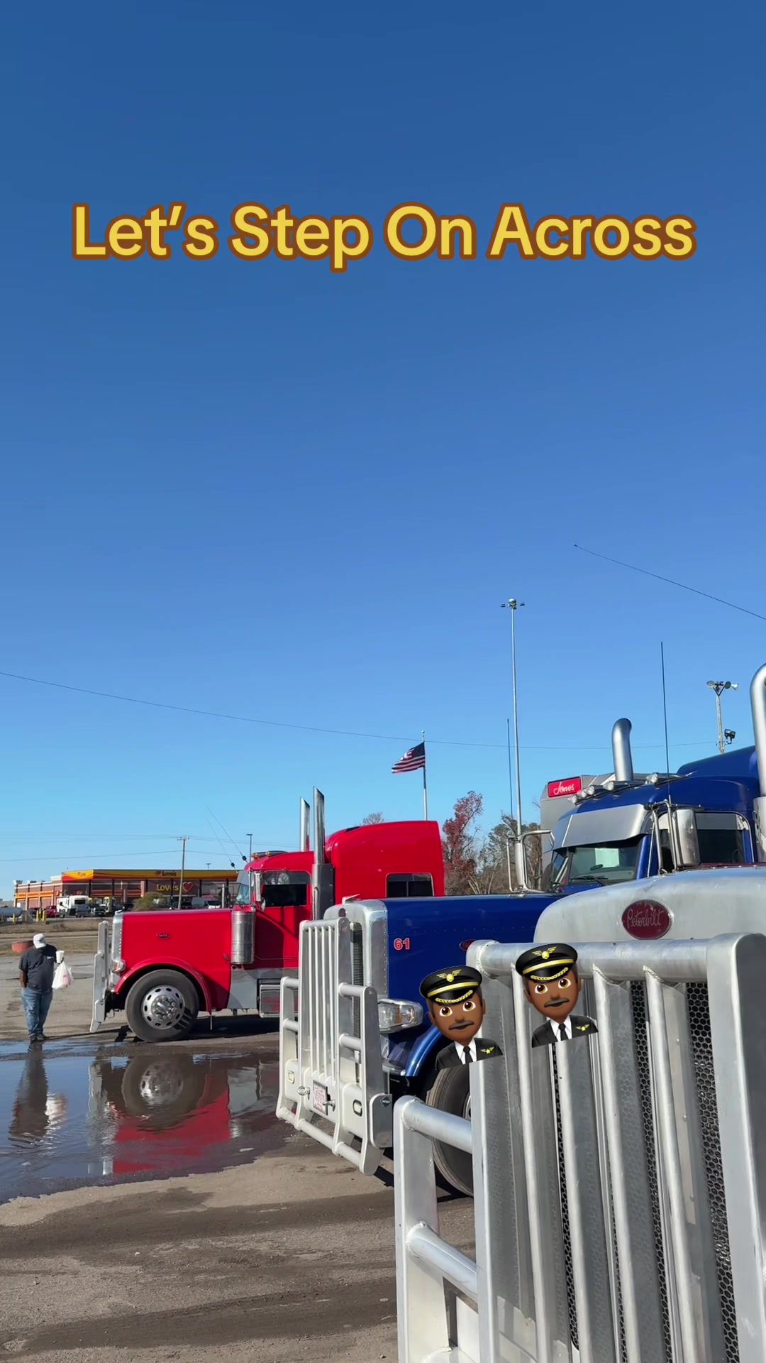 @Trucker O 👨🏾&zwj;✈️✈️✈️🚛