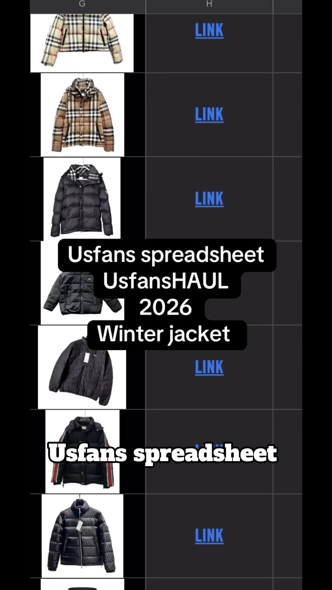 @Usfans Spreadsheet