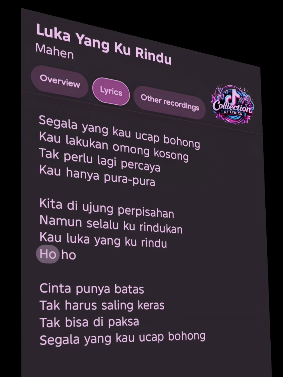 @#Collection Of Lyrics