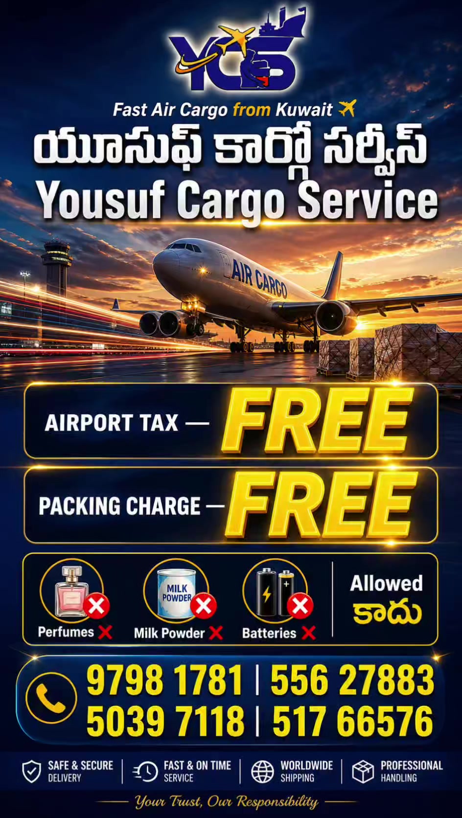@yousuf cargo