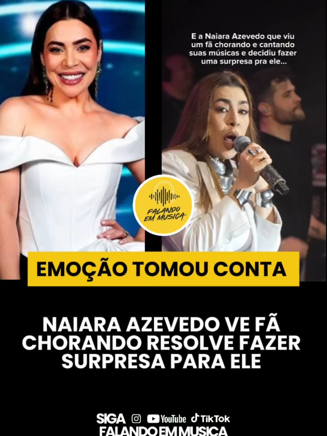@Falando em música