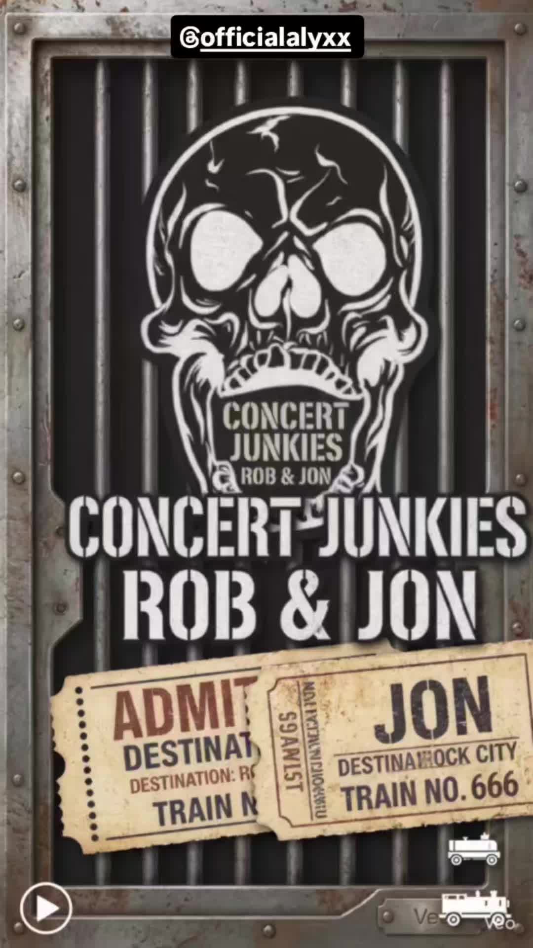 @concert junkies rob and jon ⚔️