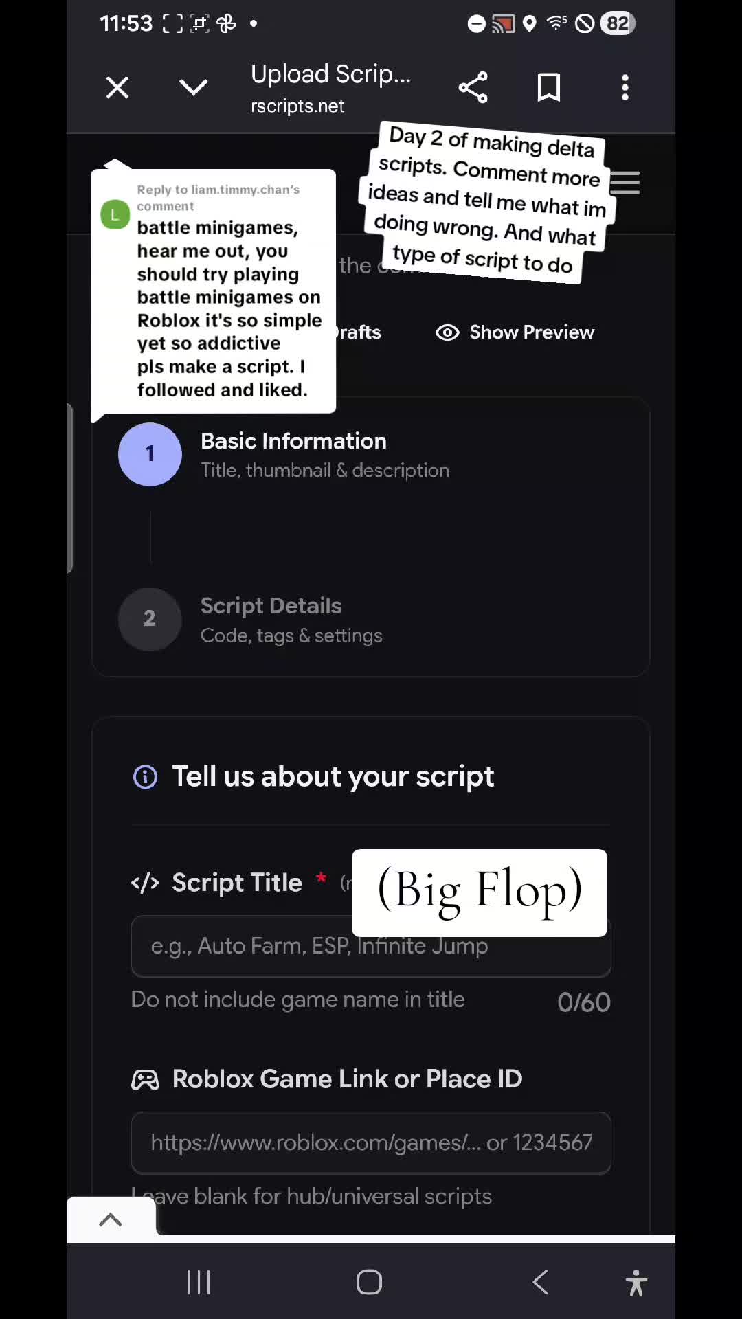@Delta script