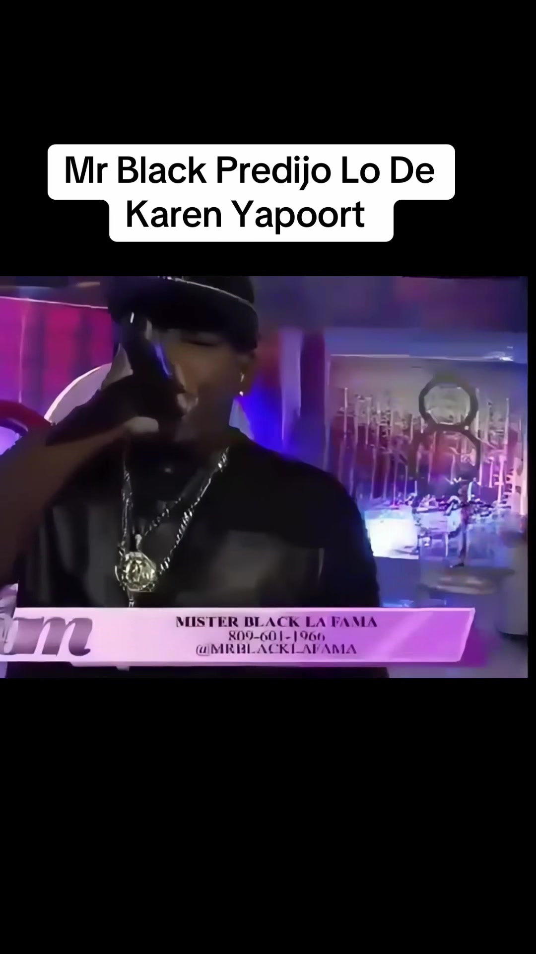 @Mr Black La Fama