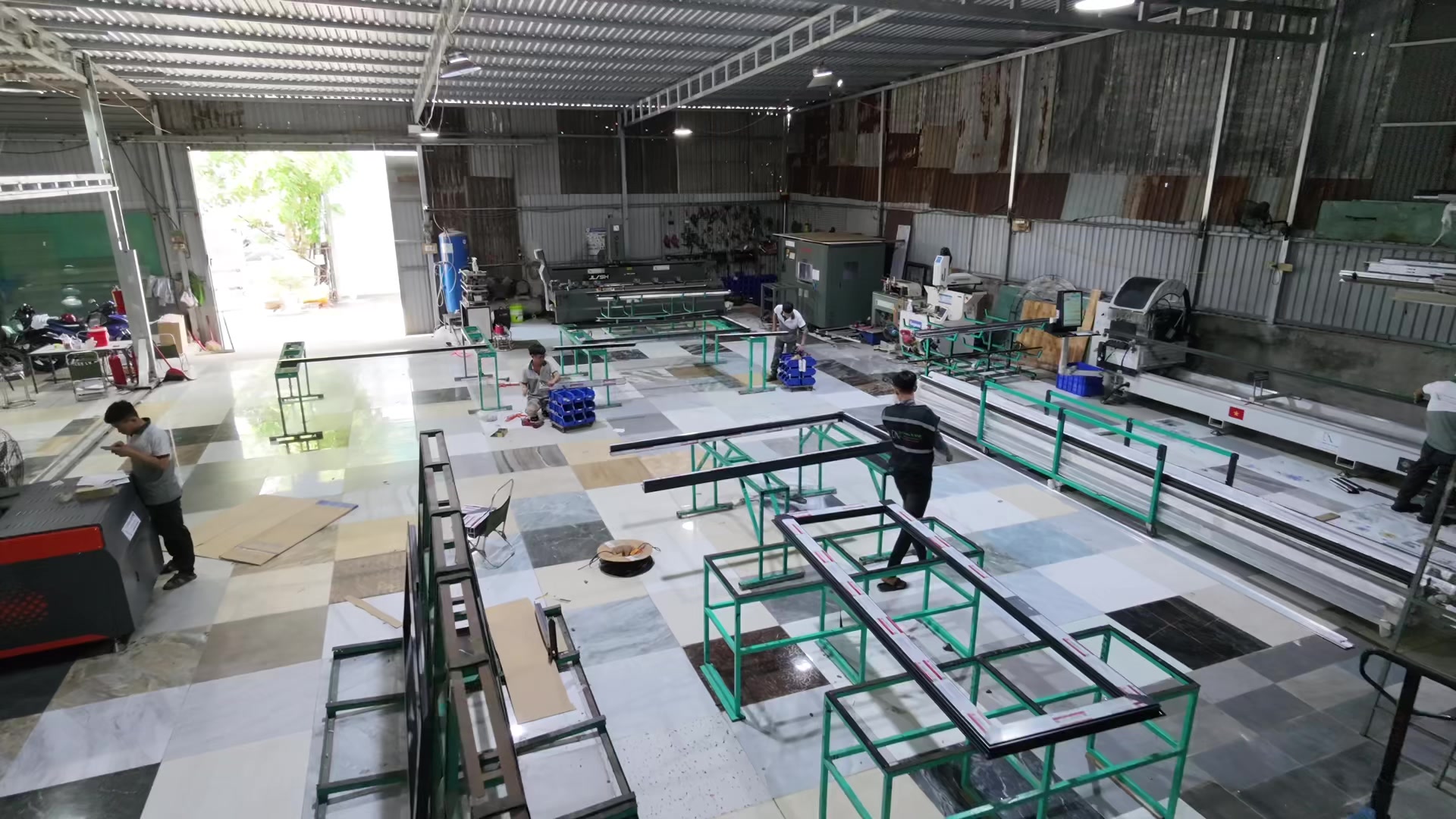 @Cty Cửa Nh&ocirc;m Xanh