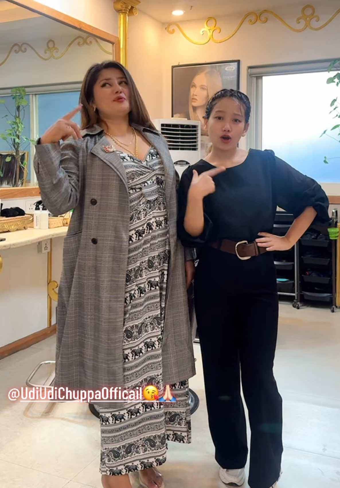 @Udi Udi Chuppa😘Alina Baskota