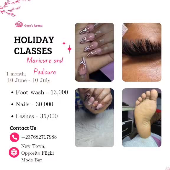 @Lashes and nails in Limbe