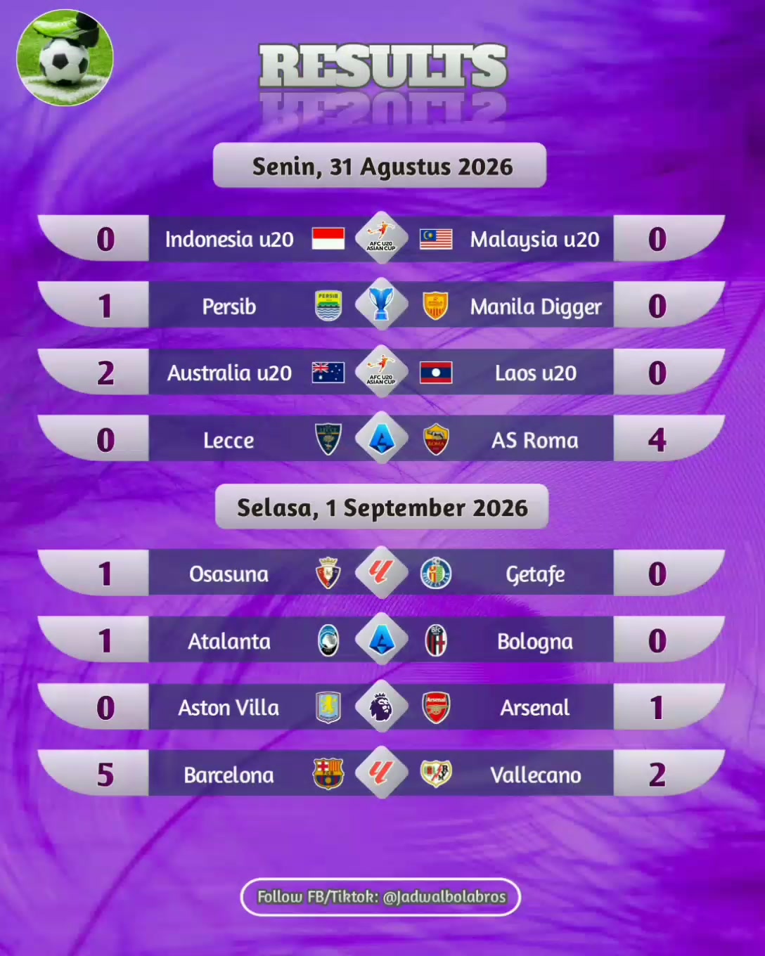 @Jadwal Bola Bros