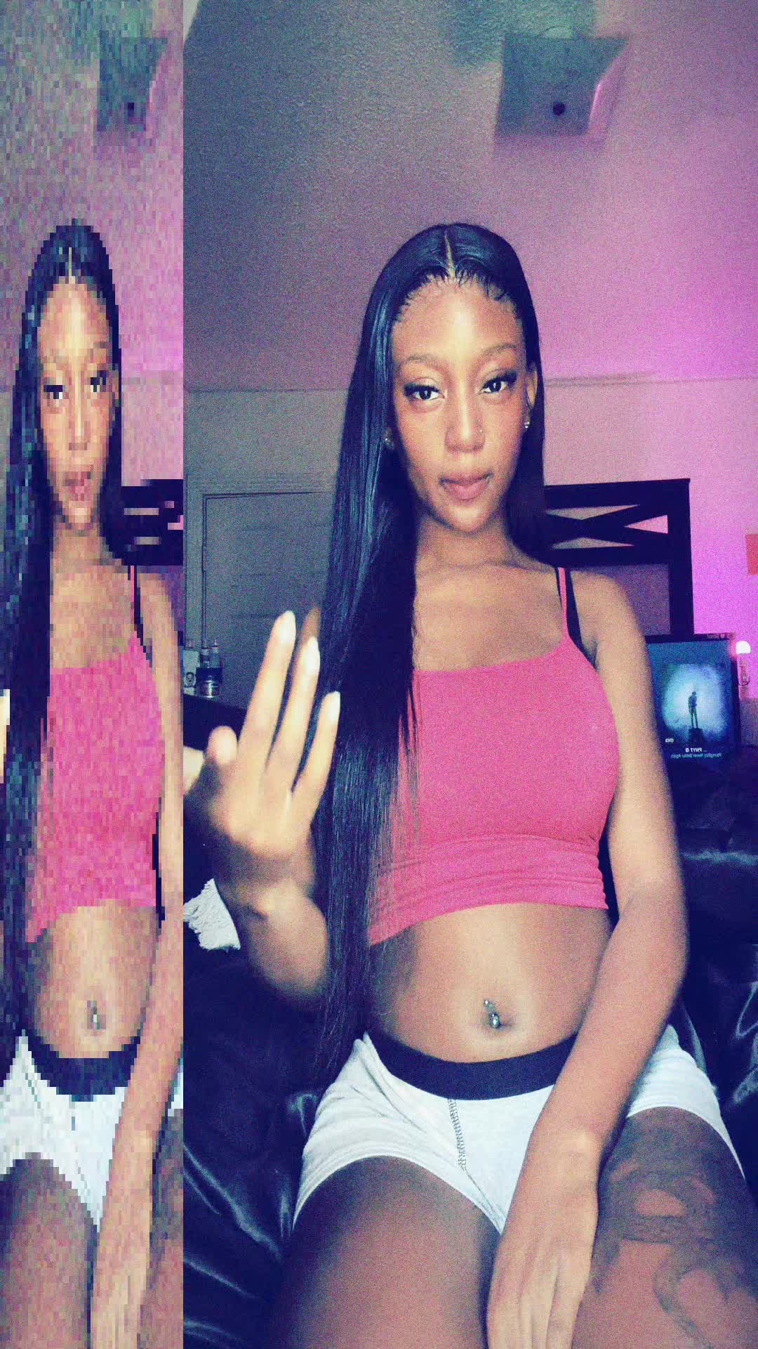 @nevaehquinaee 👩🏾❤️💋👩🏾