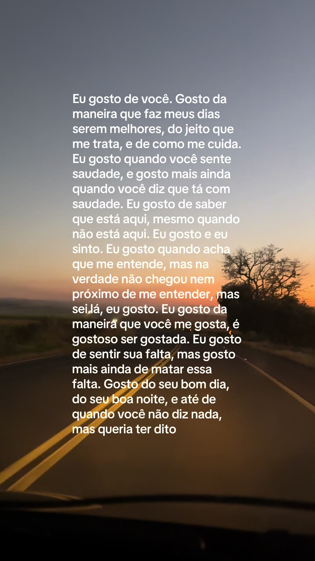 @Coisas que preciso dizer
