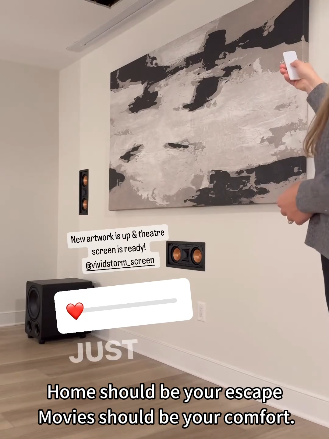 @Hidden home cinema idea