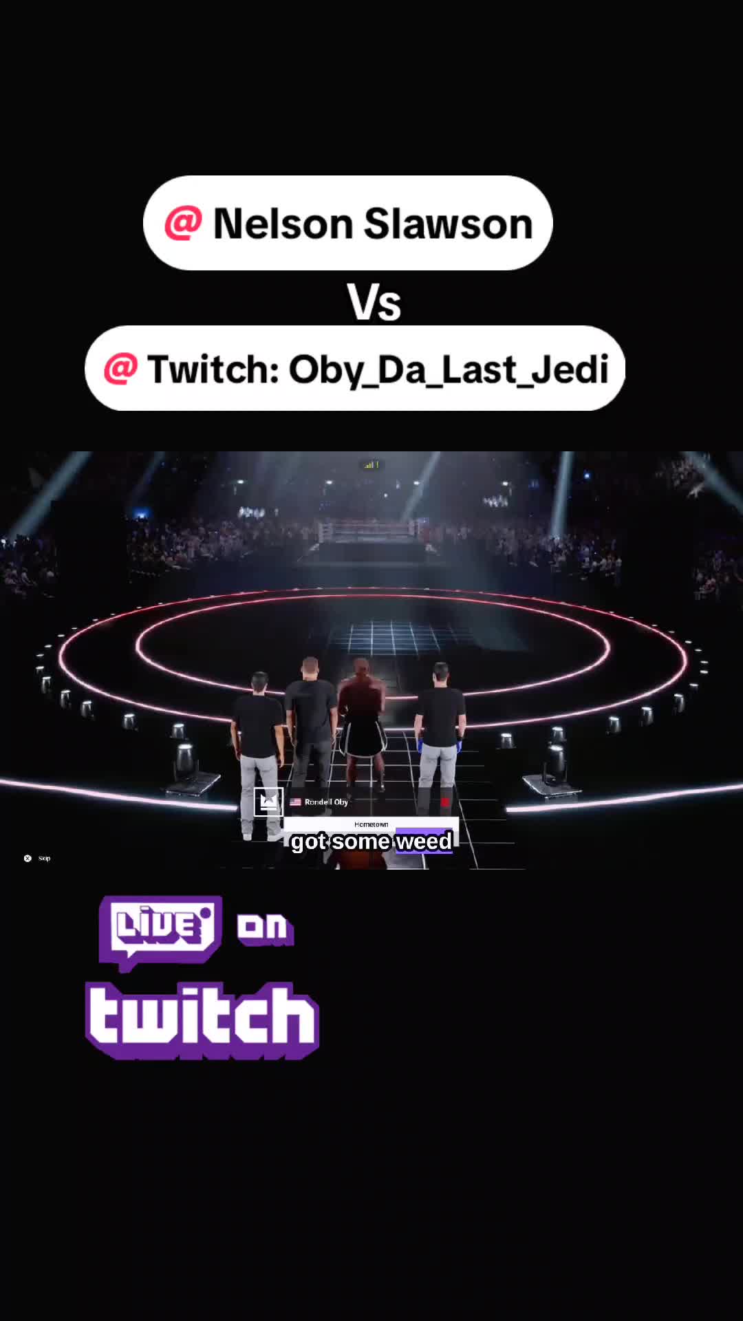 @Twitch: Oby_Da_Last_Jedi