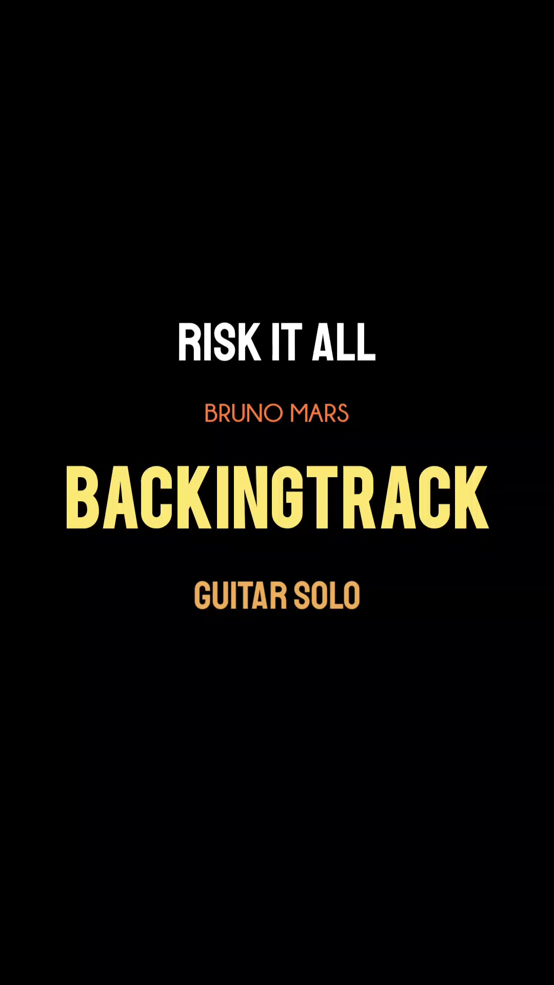 @Vidguitar Backingtrack