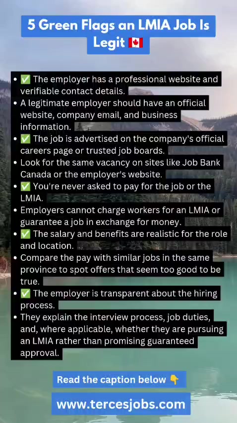 @TercesJobs on IG