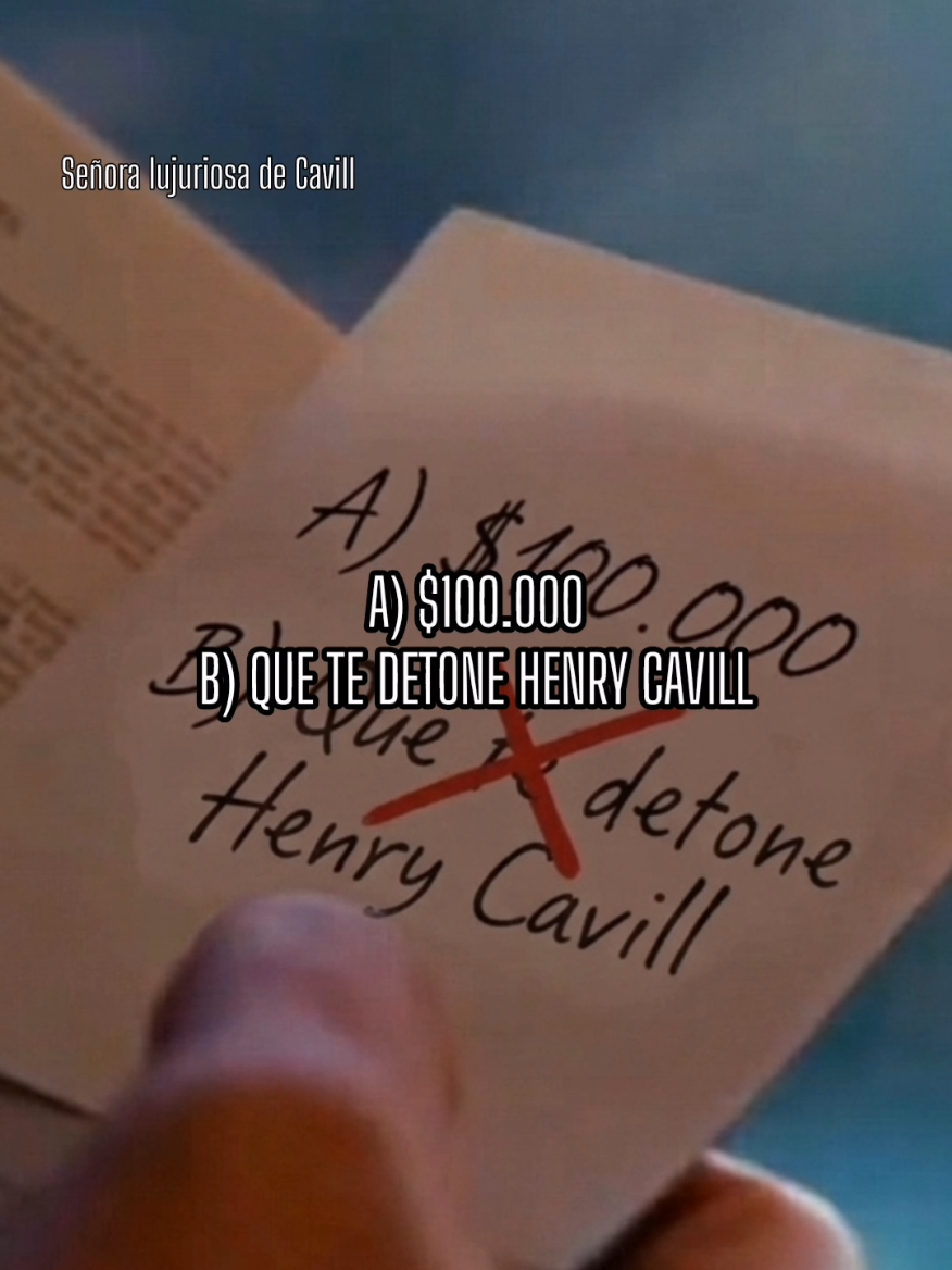 @Señora lujuriosa de Cavill