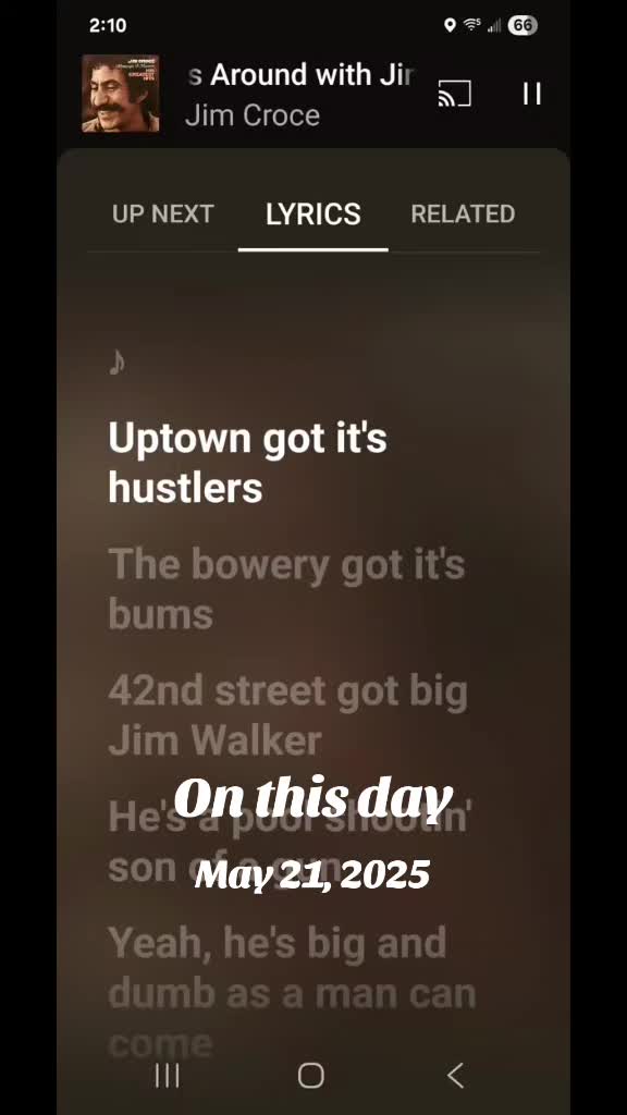 @Tom Walker The Music Man