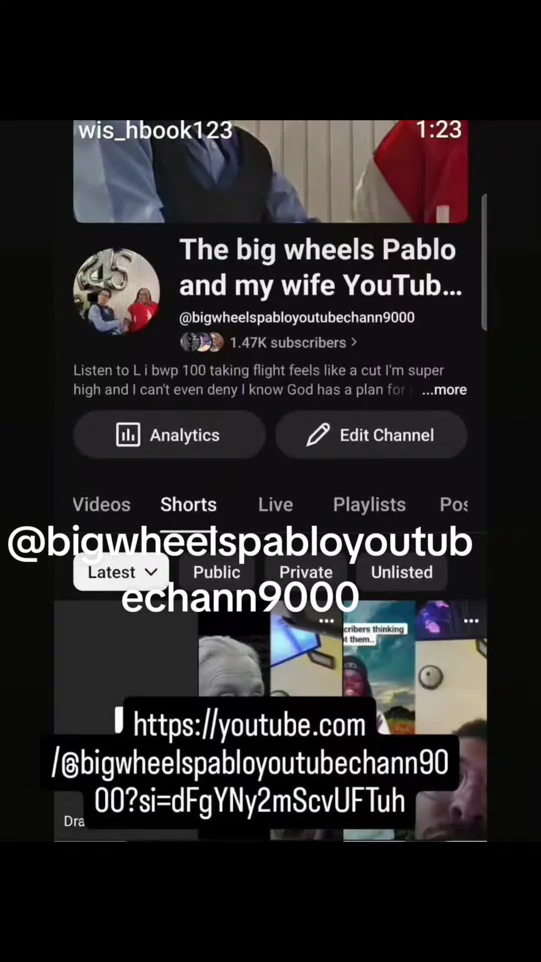 @the big wheels Pablo and my