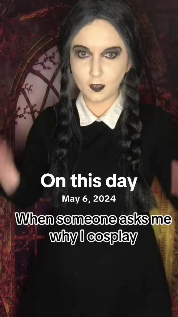 @Wednesday Addams Cosplayer🖤