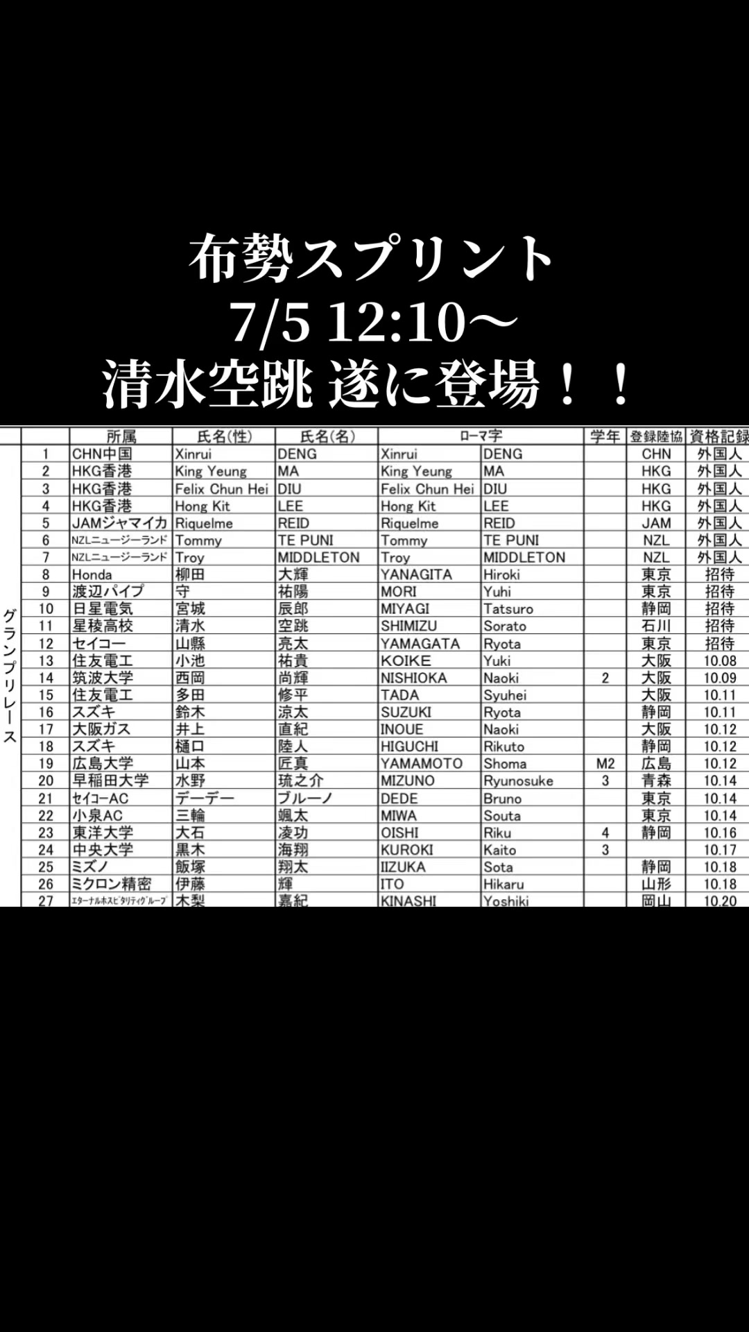 @陸上