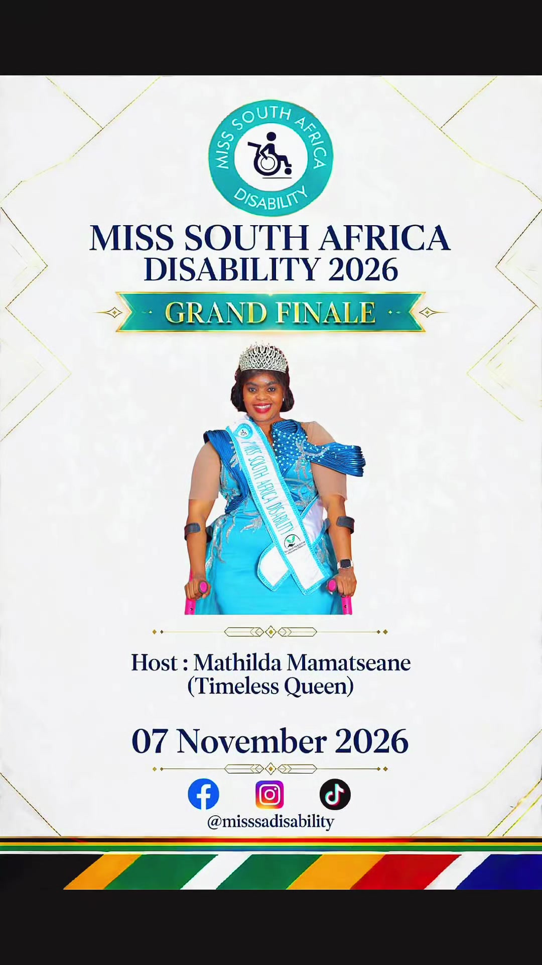 @Miss South Africa Disability