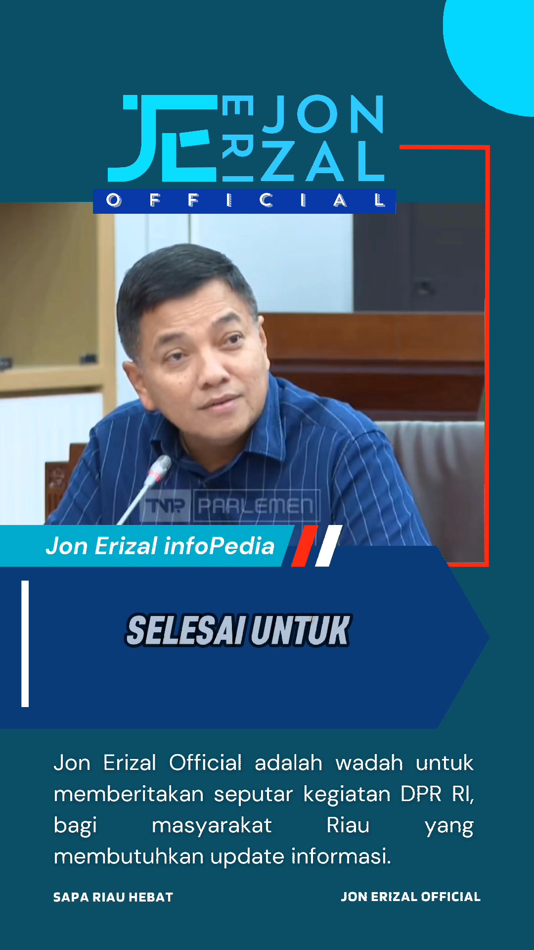 @Dr. H. JON ERIZAL, SE, MBA